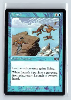 LAUNCH - MTG Magic the Gathering Card - Urza's Saga - Common - Image 1