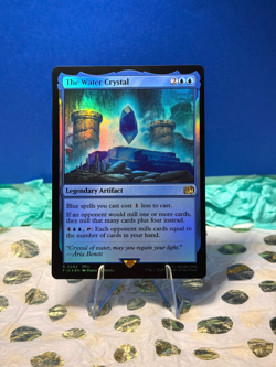 MTG- The Water Crystal- 85- FOIL- FINAL FANTASY (FIN) - Image 1