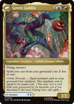 MTG Norman Osborn NM Mythic Marvel Spider-Man SPM - Image 2