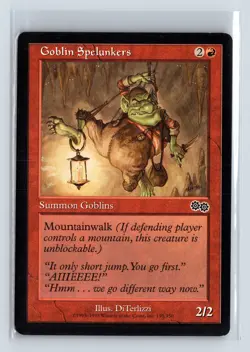 GOBLIN SPELUNKERS - MTG Magic the Gathering Card - Urza's Saga - Common - Image 1