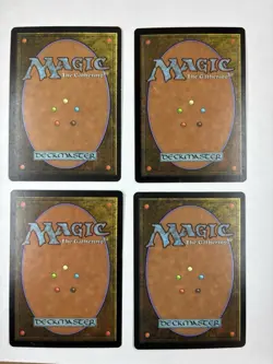 MTG LOTUS PETAL (x4) Tempest Regular 1997 Vintage Magic The Gathering - Image 2