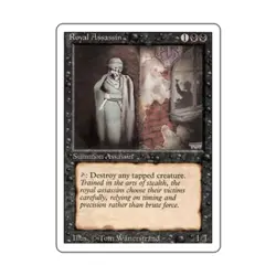 WOTC MtG 3rd Ed Royal Assassin (R) VG- - Image 1