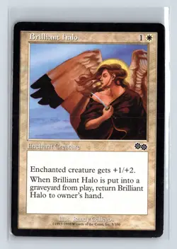 BRILLIANT HALO - MTG Magic the Gathering Card - Urza's Saga - Common - Image 1