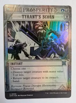Tyrant's Scorn Outlaws of Thunder Junction: Breaking News Foil - MTG - Image 1