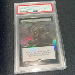 2018 MTG Demonic Tutor PSA10 Ultimate Masters Box Topper Foil English - Image 1