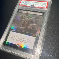 2018 MTG Demonic Tutor PSA10 Ultimate Masters Box Topper Foil English - Image 2