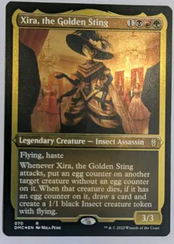 Xira, the Golden Sting (Foil Etched) Commander: Dominaria United - MTG RARE - Image 1