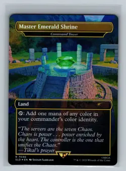 Master Emerald Shrine FOIL 7030 Magic Gathering Secret Lair MTG Sonic Hedgehog - Image 1