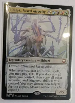 MTG Ulalek, Fused Atrocity Commander: Modern Horizons 3 0004 Regular Mythic - Image 1