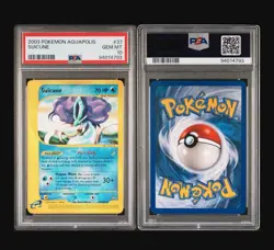 PSA 10 Suicune 37/147 Aquapolis 2003 Non Holo Rare Pokemon Card - Image 1