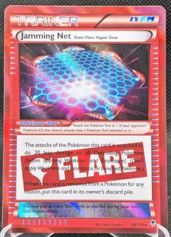 Jamming Net Pokemon Phantom Forces 98/119 Holo Rare - Image 1