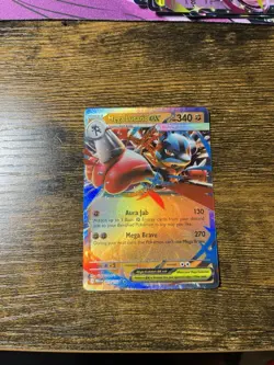 Mega Lucario ex (Double Rare) 077/132 - Mega Evolution Pokemon - NM/M Ships Now - Image 1