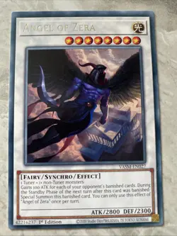 Yugioh - Angel of Zera Valiant Smashers - Rare - VASM-EN027 - 1st Edition - Image 1