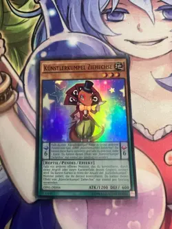 PERFORMAPAL LIZARDRAW GERMAN SUPER RARE OP01-EN006 DE006 NEAR MINT YUGIOH TCG - Image 1