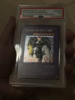 Yugioh GERMAN Elemental Hero Shining Flare Wingman EEN-DE036 Ultimate 1st PSA 7 - Image 5