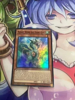 PULAO, WIND OF THE YANG ZING SUPER RARE GERMAN MP15-EN086 DE086 NEAR MINT YUGIOH - Image 1