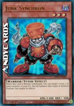 JUNK SYNCHRON (Rottame Synchron) • Ultra R • MP25 EN269 • 1Ed • Yugioh ANDYCARDS - Image 1