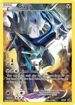 Dialga Full Art Promo XY77 English XY Black Star Promo NM Trading Card - Image 1