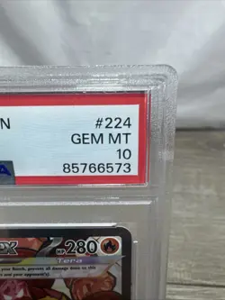 Pokemon TCG Arcanine ex 224/198 Scarlet & Violet Base Ultra Rare Card - PSA 10 - Image 2