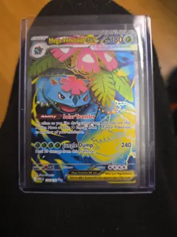Mega Venusaur EX 155/132 Mega Evolution ENGLISH Pokemon TCG Card - Image 2