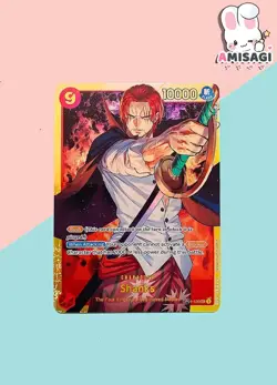 One Piece Card Game - Shanks OP01-120 SEC Englisch Foil Karte TCG Anime Manga - Image 1
