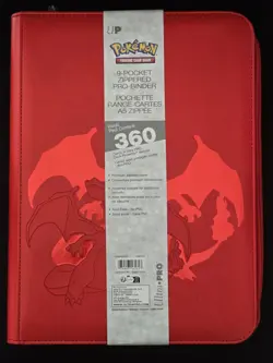 Ultra Pro Elite Series - Charizard - 9 -Pocket Zippered Pro-Binder Pokemon Cards - Image 1