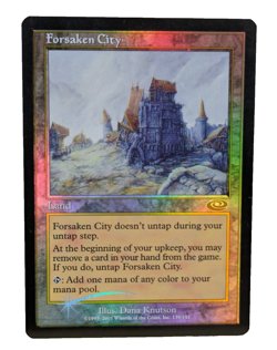 Forsaken City Foil Planeshift Holo Magic The Gathering MTG Land Trading Card TCG - Image 1