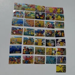 Pokemon Japanese Vintage Pocket Monsters Vending HOLO Shiny Prism 36 Card Set A - Image 1
