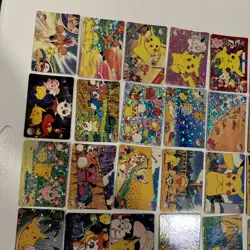 Pokemon Vintage Pocket Monsters Vending HOLO Prism Sticker (36 Cards) Pikachu - Image 3