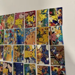 Pokemon Vintage Pocket Monsters Vending HOLO Prism Sticker (36 Cards) Pikachu - Image 4