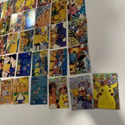 Pokemon Vintage Pocket Monsters Vending HOLO Prism Sticker (36 Cards) Pikachu - Image 5
