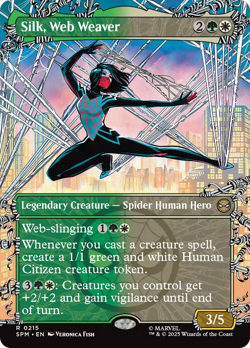Silk, Web Weaver (Borderless) Marvel's Spider-Man - Near Mint Foil - Image 1