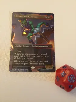 Green Goblin, Nemesis (Borderless) Marvel's Spider-Man Foil Free Shipping - Image 1
