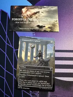 Commander's Sphere Borderless - MTG - CMM - Commander Masters - Image 1