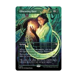 WOTC Commander Masters Obscuring Haze (Borderless) (R) (Foil) NM - Image 1