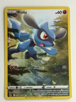 Riolu GG26/GG70 NM - Crown Zenith Galarian Gallery - Pokemon Card English TCG - Image 1