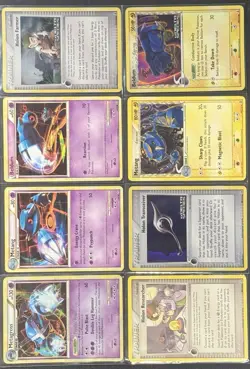 Pokemon • 8 Cards Lot • Metagross Unleashed & EX Delta Species Pre-Evos • LP-MP - Image 1