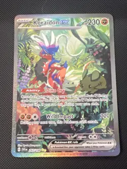 Pokemon TCG Scarlet & Violet Base Set Koraidon Ex 247/198 Special Illustration - Image 1