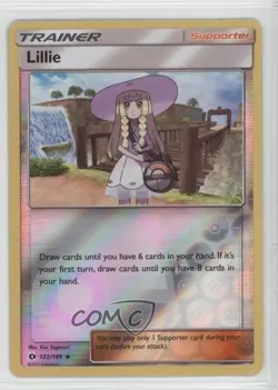 Lillie Reverse Foil Pokemon Sun & Moon Base #122 - Image 1