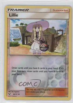Lillie Reverse Foil Pokemon Sun & Moon Shining Legends #62 - Image 1