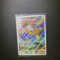 Pokemon TCG Raichu 211/193 IR Illustration Rare Paldea Evolved - Image 1