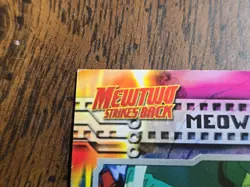 Topps Pokemon Mewtwo Strikes Back 23 Meowth Times Two EMBOSSED FOIL HOLO TEXTURE - Image 4