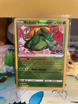 Pokemon TCG - Pokemon Go - Radiant Venusaur (004/078) - NM - Image 1