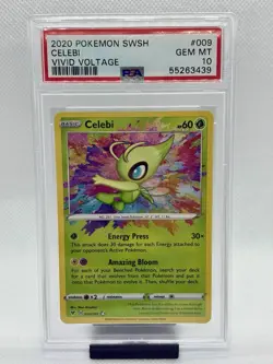 Pokemon Vivid Voltage Celebi 009/185 Amazing Rare PSA 10 Gem Mint - Image 1