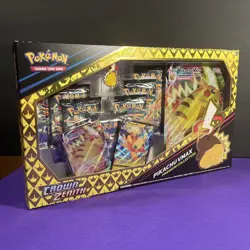 Pokemon TCG Crown Zenith Pikachu VMAX Premium Collection |BRAND NEW 7 PACKS - Image 5