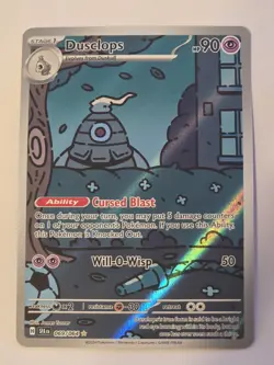 Pokemon TCG: Dusclops 069/064 Shrouded Fable Illustration Rare English 69/64 - Image 1