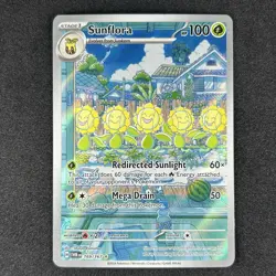 Pokemon Sunflora Scarlet & Violet Twilight Masquerade Illustration Rare #169 - Image 1