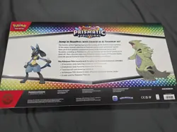 Pokemon TCG Lucario and Tyranitar Prismatic Evolutions Premium Collection Box - Image 2