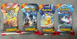 4x Surging Sparks Sleeved Booster Packs Lot Pokemon TCG SEALED - Image 1