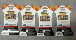 4x Surging Sparks Sleeved Booster Packs Lot Pokemon TCG SEALED - Image 2